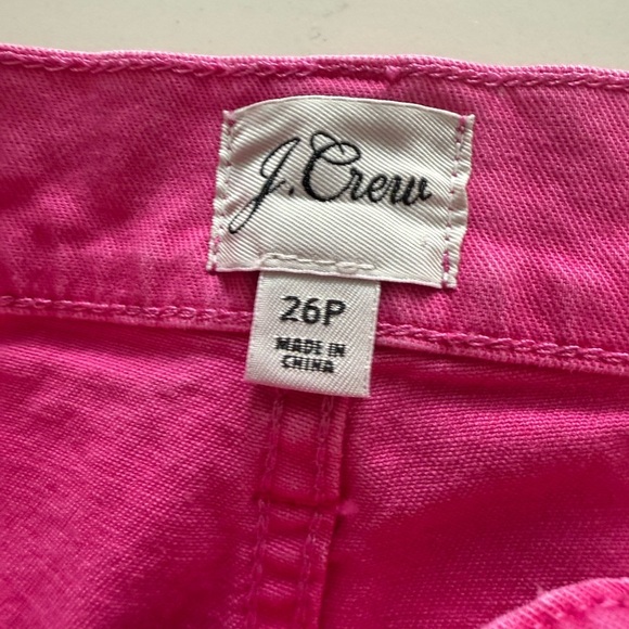 J Crew Women's Pink Jeans size 26p - Picture 5 of 7